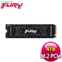 Kingston 金士頓 FURY Renegade 4TB PCIe 4.0 NVMe M.2 SSD(SFYRD/4000G)