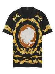 [Versace] Cameo T-shirt L Black