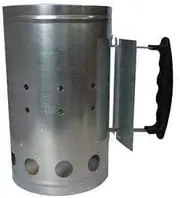 Jumbuck 3.7L BBQ Charcoal Chimney/Silver Black