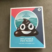 Inflatable poo float - 150cm, novelty. Never Opened