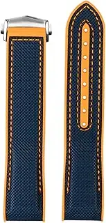 [XNWKF] Rubber Silicone Watch Strap Nylon Watchband For Omega Seamaster 300 Speedmaster 8900 Planet Ocean Tools 20mm 22mm Watchbands