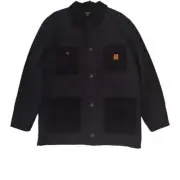 Brixton Union Survey Chore Coat Utility Sherpa Lined Jacket Button Front