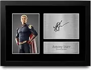 HWC Trading FR A4 Antony Starr The Boys Homelander Gifts Printed Signed Autograph Picture for TV Show Fans - A4 Framed