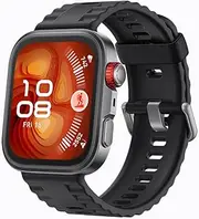 HUAWEI Watch FIT4 Pro Smartwatch, 1.82" Sapphire Display & Titanium Alloy Bezel, Up to 10-Day Battery Life, Dual Band GPS, Golf Courses map, 40 m Free Diving, Compatible with Android & iOS, Black