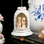 【擎上閣】美國PRECIOUS MOMENTS手繪水滴娃娃2003年祈福守護結婚陶瓷吊飾   永遠幸福生日結婚紀念
