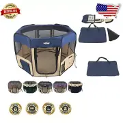 Spacious Exercise Pen for Dogs, Cats & Rabbits - 2-Year Warranty Included