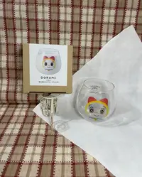 在飛比找Yahoo!奇摩拍賣優惠-哆啦美 大臉款 日本製不倒翁玻璃杯