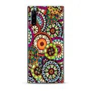 Skins Decal Wrap for Samsung Note 10 Plus Ethnic Circles Pattern
