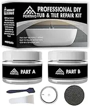 White Porcelain Repair Kit, Fiberglass Tub Repair Kit for Sink, Shower & Countertop - Tile Repair Kit, Acrylic Tub Kit Repair Kit White, Cracked Porcelain Sink Repair Kit