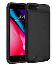 Protective Case with Built In Power Bank For iPhone 8- Black