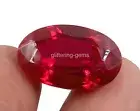 26 Ct IGL Certified 100% Burma Red Ruby Natural Oval Cut Loose Gemstone 4NUC
