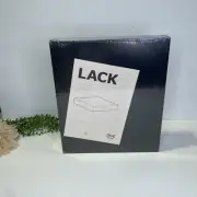IKEA LACK Black Floating Wall Mount Shelf NWT Single 11.75" x 10.25"