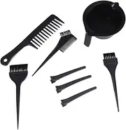 Healvian 1 Set 8pcs Hair Dyeing Kit Salon Supplies Hair Dyeing Accessories Hair Dyeing Supplies Hair Dyeing Tool Black