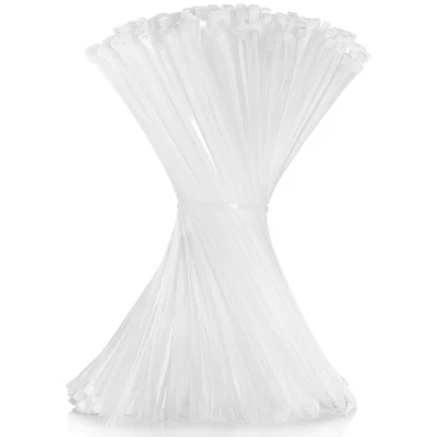 Cable Zip Ties 12 inch 500 Pack White Zip Ties Heavy Duty 50lbs Tensile Stren...