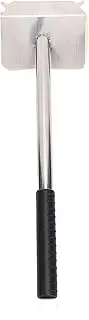 Replaceable Top Grill Brush, Ergonomic Handle, Premium Stainless Steel, Steam, Long Lasting, for Grills and Flat Top Griddles, User Comfort