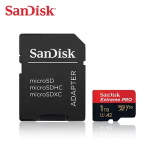 SanDisk 1TB Extreme PRO A2 V30 microSDXC U3 記憶卡 200MB/s 廠商直送