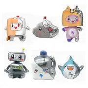 Lanky Cyborg Plush Toy Lankybox Stuffed Animals Robot Shark Milk Foxy Boxy Rocky Doll Kids Gift