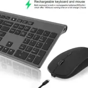Wireless Keyboard Silent Mouse Low Volume Button Durable Home Office Conference