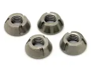 NEW 1/2-13 T-Groove Tamper Proof Security Nuts (x 4) Stainless Tri Anti-Theft