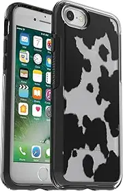 OtterBox Symmetry Series Shockproof and Drop Proof Mobile Phone Protective Thin Case for iPhone 7/8/SE 2nd Gen/SE 3rd Gen, Cow Print