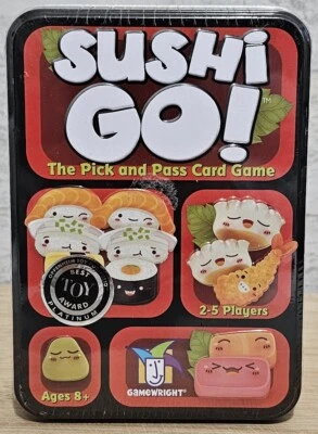 Sushi Go! The Pick And Pass Card Game For 2-5 Players GameWright NEW Sealed