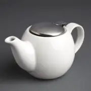 Olympia Cafe Teapot White 510ml Servingware