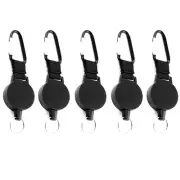 Retractable Keychain with Steel Wire Design,Multitool Carabiner Badge3611