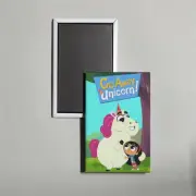 Go Away, Unicorn! Mini TV Show Poster Fridge Locker Magnet