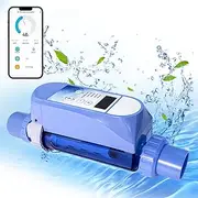 Salt Chlorine Generator - Up to 30,000 Gallons Pool, Compatible with Hayward Salt Cell Model No. T-Cell-9, Long-Lasting Salt Water Pool Chlorinator System with Smart Digital Panel