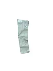 IZOD Boy School Uniform Twill Khaki Beige Pants Flat Front Comfortable Size 5