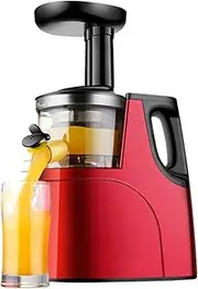 Slow Masticating Juicer Extractor Fresh Juice Cold Press Vertical Juicer Machine Cold Press Extractor with Quiet Motor and Reverse Function for High Nutrient Fruit and Veggies Juice