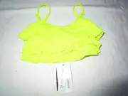 Girls Size 1 Pumpkin Patch frill crop top swimming top BNWT