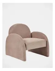 [Cooper & Co] Selene Arched Armchair in Rose Tan