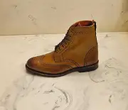 New! Allen Edmonds 'Dalton' Wingtip Boots Brown Leather Mens 8.5 D MSRP $495