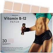 VitaPatch Vitamin B12 Patch for Energy Plus – 30 Day Supply Vitamin B12 Patches – B12 Vitamins with Methylcobalamin & Guarana