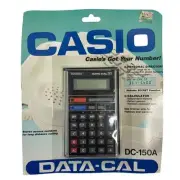 Casio DC-150A Data-cal Calculator Personal Directory Numbers NOS NIP Sealed