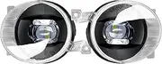 For Mercedes For Benz For Sprinter W906 2014 2015 2016 2017 2018 30W Fog Light Assembly Car Lens Fog Daytime Running Lamp Car Accessories(Yellow)