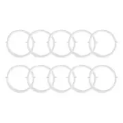 10Pcs 10M Badminton Racket String High Elastic Nylon Racquet String, White