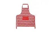 IDC Homewares Red Cotton Bud Apron | Stylish Kitchen Apron