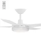 Calibo Enviro 60" (1520mm) DC Ceiling fan Indoor/Outdoor ABS 4 Blade LED Light
