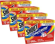 Shout Shout color catcher dye trapping sheets 4-pack, 72 Count