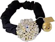 Trendy scrunche Pack - Elegant Fabric Bands, Fancy Hair Ties | Smooth Shine Finish, Comfortable Stretch Fit For Formal Styling, Velvet Satin Silk Accessory Glossy Soft Fabric Shiny Elastic Fashionabl