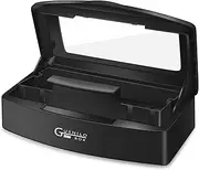 Gusnilo nail art tools sterilizer box for nail tools, tweezers, hair salon, spa and trimmer manicure equipment (1 piece, black)