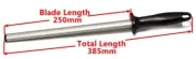 10" inch Diamond Sharpening RodKitchen Knife Sharpener Steel, Restaurant