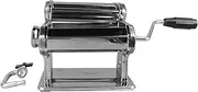 Stainless Steel Hand Crank Noodle Machine Dough Roller Pasta Maker 7 Thickness Settings 0.5‑2.5mm