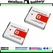 2x NP-BG1 FG1 Battery For Sony Cyber-Shot DSC-H10 H20 H3 H50 H55 H7 H70 H9 H90