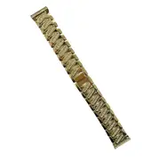 Catzon Twill Diamond Metal Strap for iWatch Series 7 6 5 4 3 2 1 SE-Gold