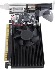 GT 730 Graphics Card, 2GB 64Bit DDR3 PC Graphics Card Computer Low Profile GPU, HDMI DVI VGA, PCI Express 2.0 X16 2K Support, Single Fan Graphics Card for Working