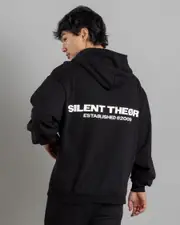 [Silent Theory] Silent Theory Men's Essential Theory Hoodie in Black Size XL XL Black