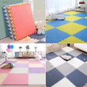 4PCS Interlocking Heavy Duty EVA Foam Gym Flooring Mat Floor Mats Tiles 60x60cm